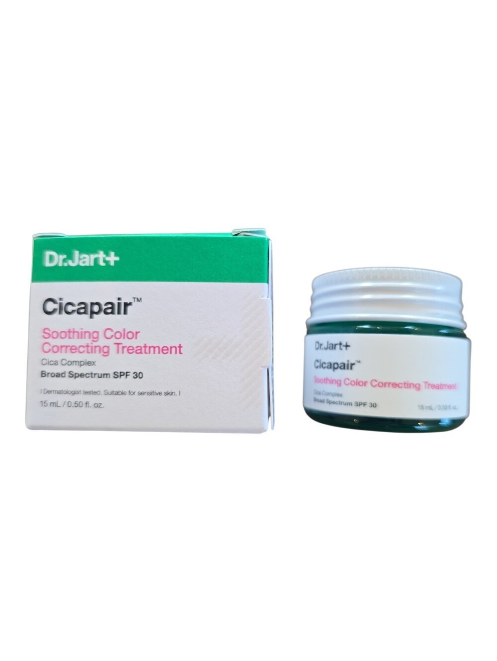 Dr. Jart+ Cicapair Color Correcting Treatment with SPF 30 NIB Korean .50oz Mini